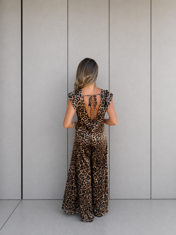 CASSANDRA™ - Trendy V-Neck Jumpsuit