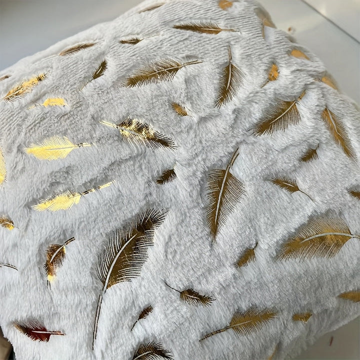 Featherveil Throw Pillow Cover