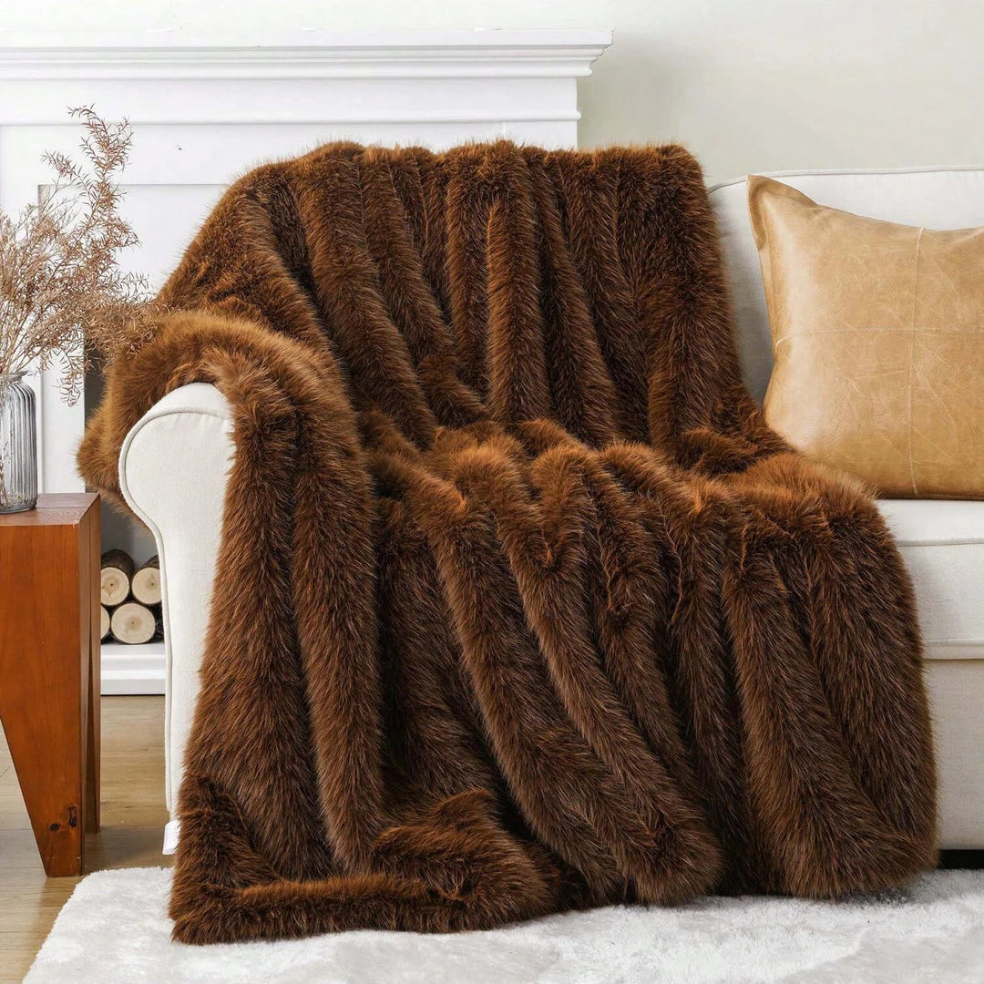 Haven Faux Fur Throw Blanket