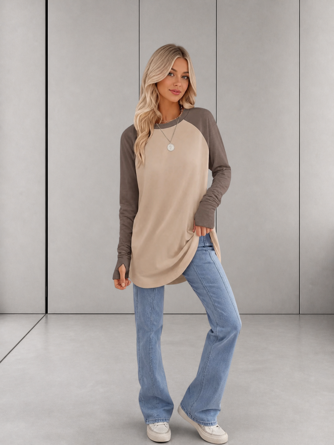 STELLAN™ - Casual Long Sleeve Thumb Hole Top