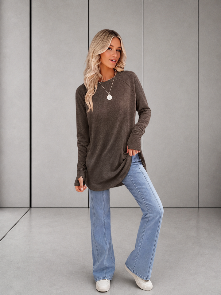 STELLAN™ - Casual Long Sleeve Thumb Hole Top