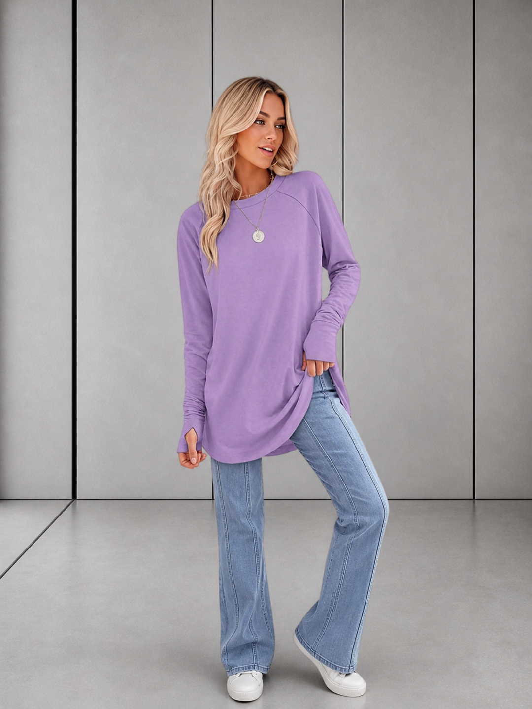 STELLAN™ - Casual Long Sleeve Thumb Hole Top