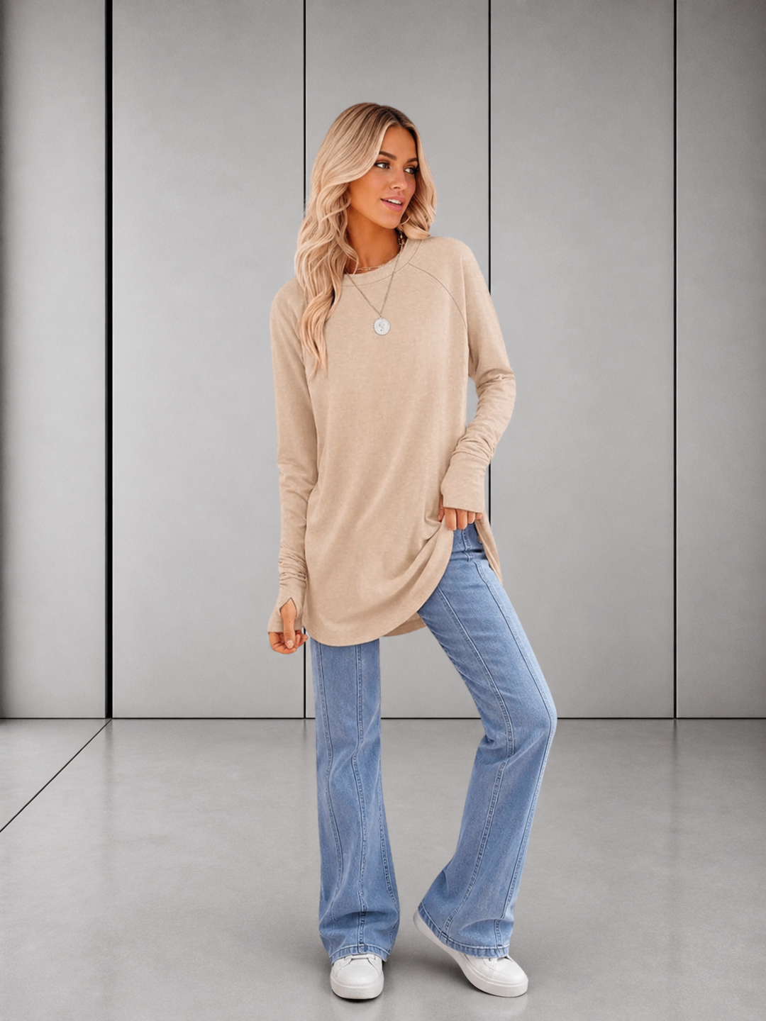 STELLAN™ - Casual Long Sleeve Thumb Hole Top