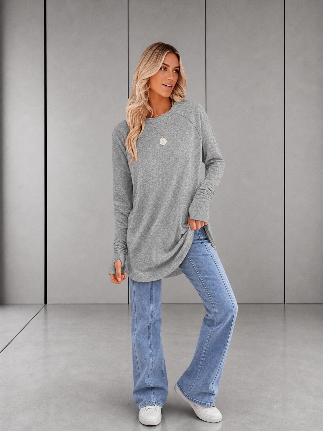STELLAN™ - Casual Long Sleeve Thumb Hole Top