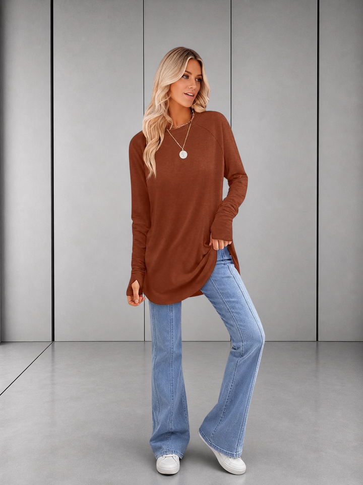 STELLAN™ - Casual Long Sleeve Thumb Hole Top