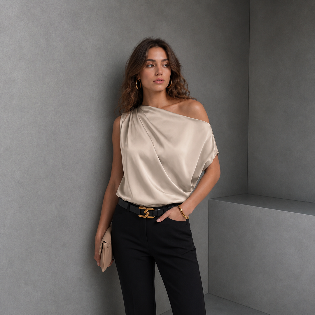 CAMILLA™ – Chic Casual One Shoulder Blouse