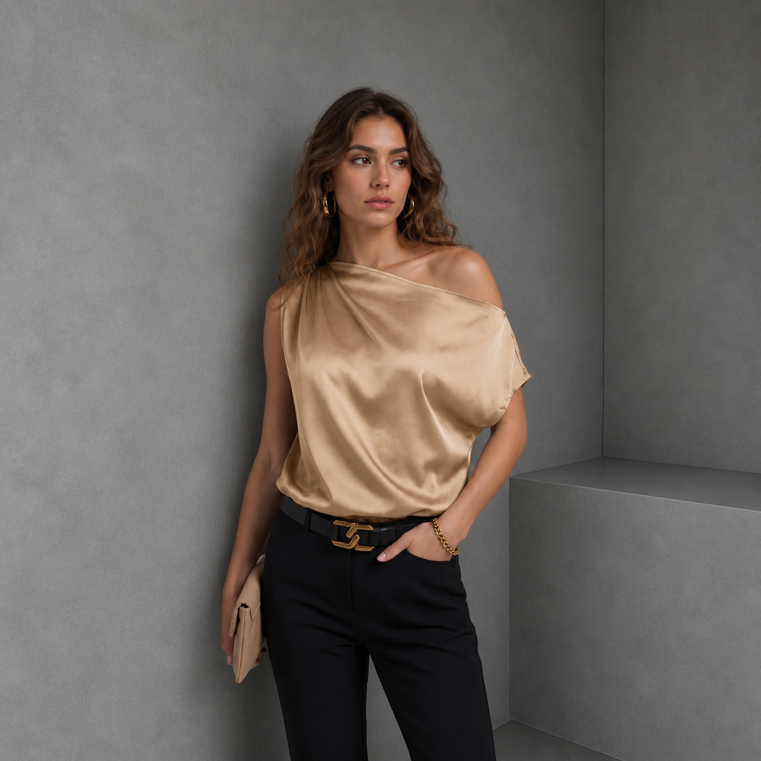 CAMILLA™ – Chic Casual One Shoulder Blouse