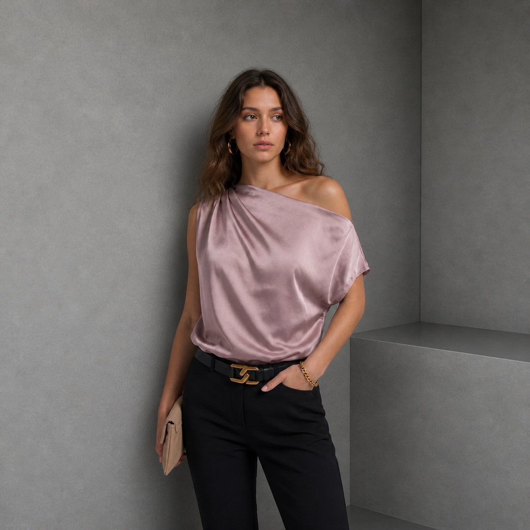CAMILLA™ – Chic Casual One Shoulder Blouse