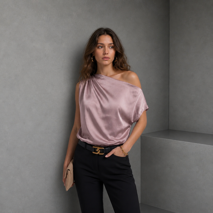CAMILLA™ – Chic Casual One Shoulder Blouse