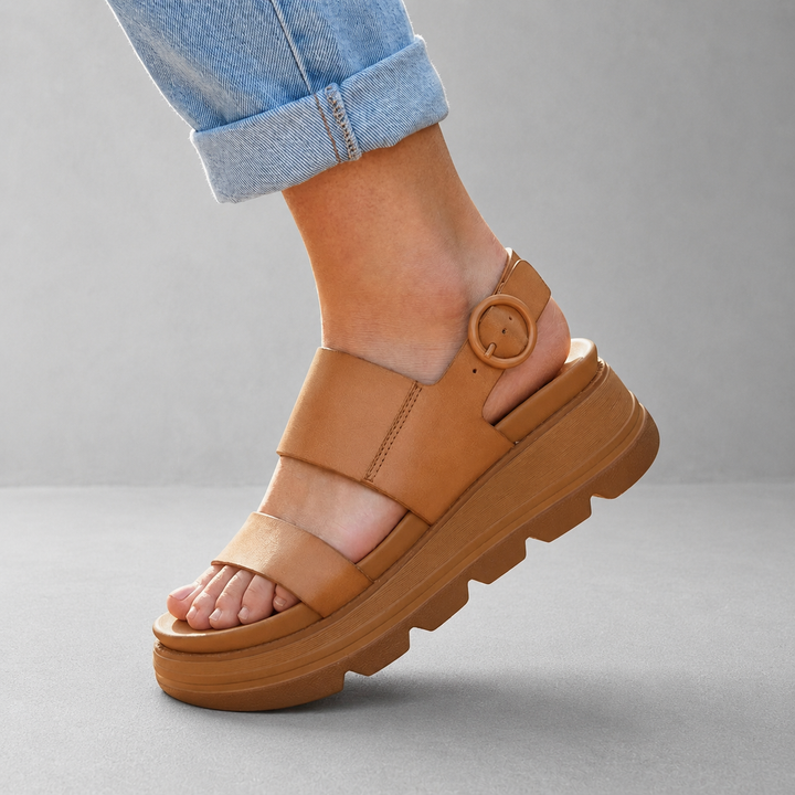 Cushioned Platform Wedge Sandals – Walk on Clouds, Stand Tall All Day