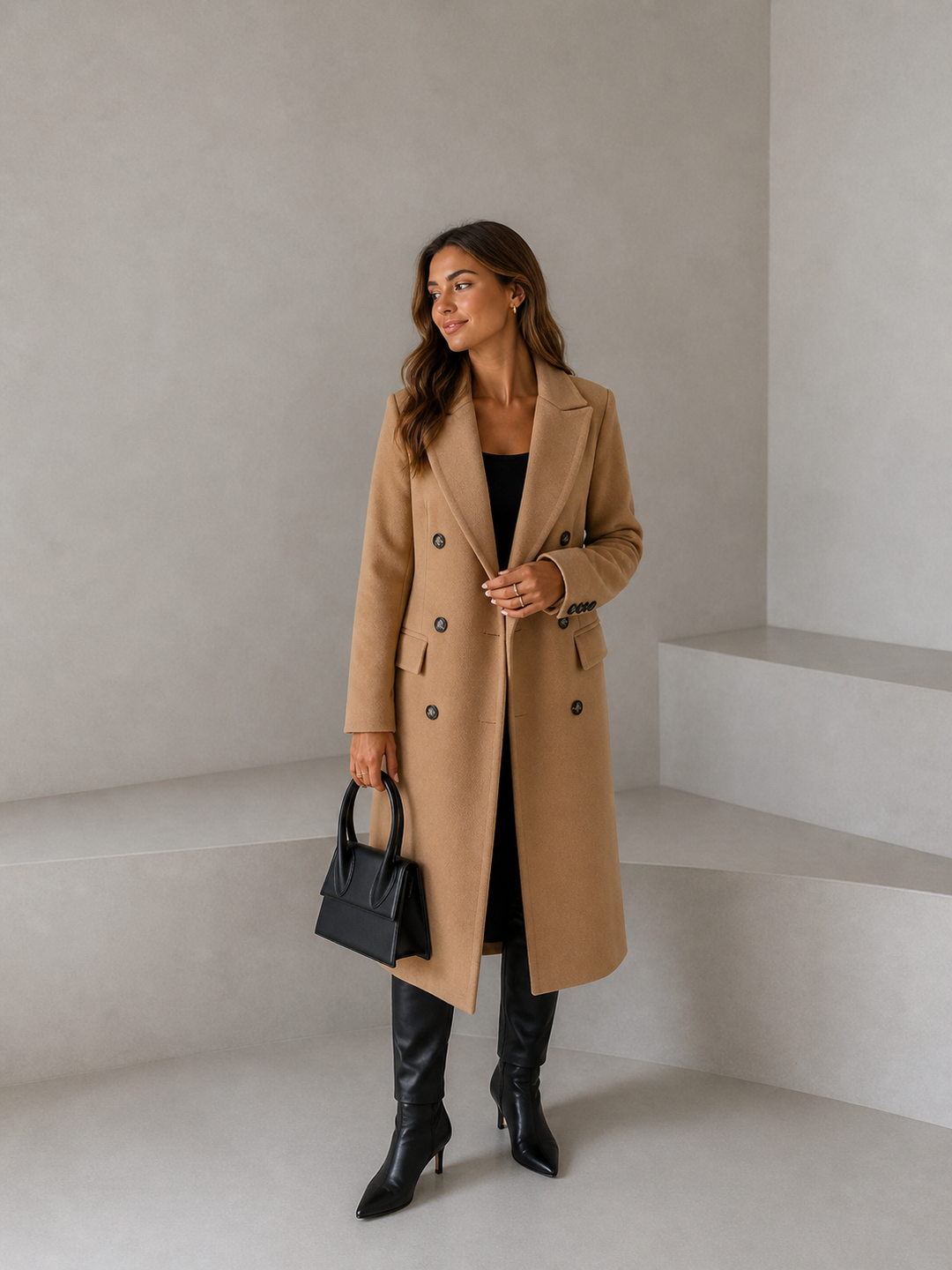 ALEXA™ | Urban Elegance Wool Trench