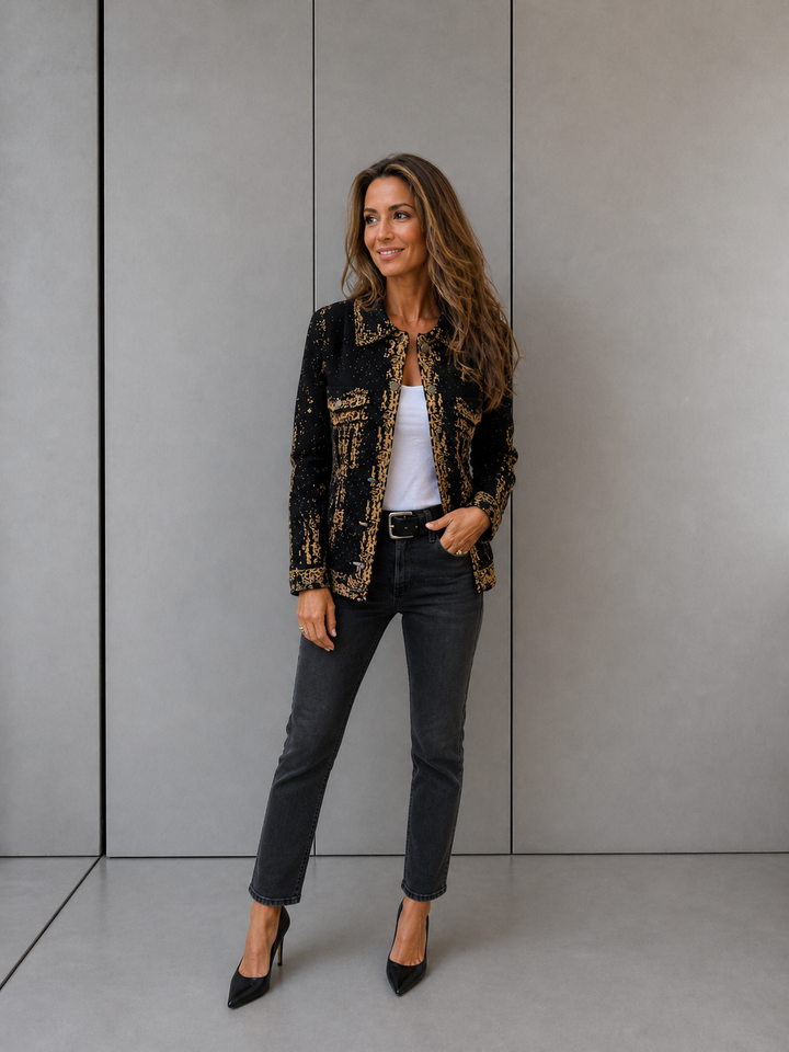 COLETTE™ - Trendy Long Sleeve Jacket