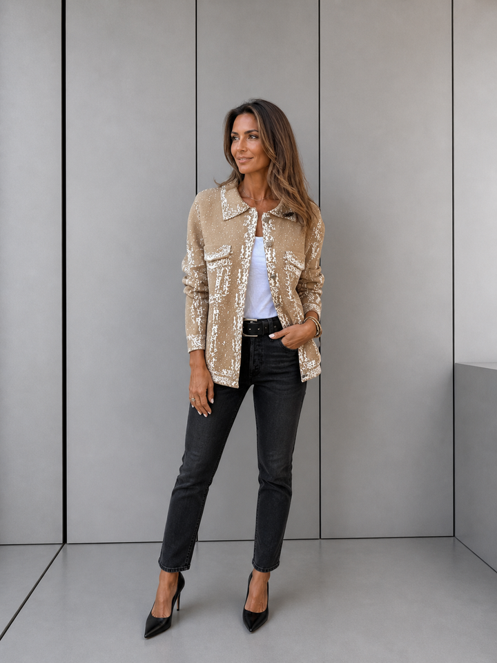 COLETTE™ - Trendy Long Sleeve Jacket