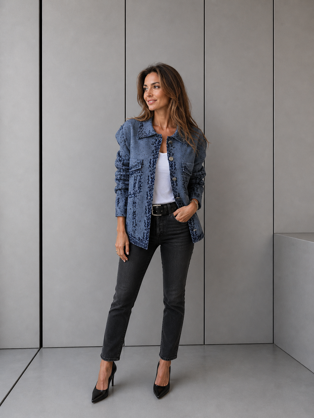COLETTE™ - Trendy Long Sleeve Jacket