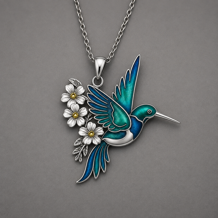 Beautiful Hummingbird Necklace with Bonus Earrings – Limited Time Offer