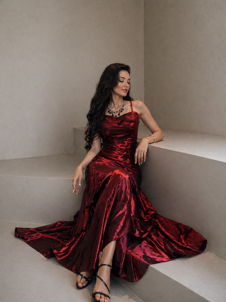 VIANNE™ - Glamorous Ruffled Maxi Dress