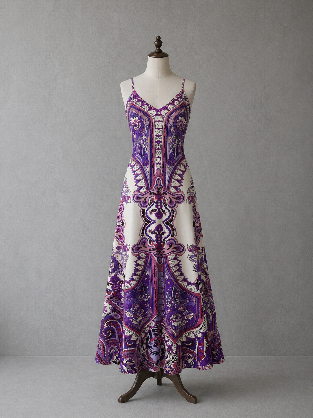 OTTILIE™ – Boho Floral Print Sleeveless Dress