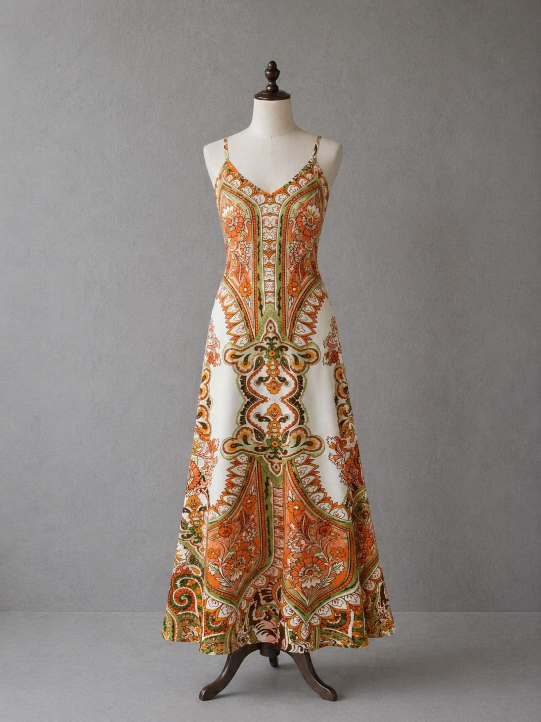 OTTILIE™ – Boho Floral Print Sleeveless Dress