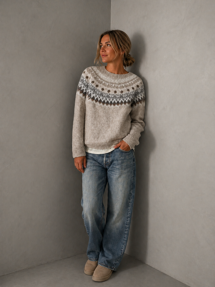 EMY - Cozy Icelandic Sweater