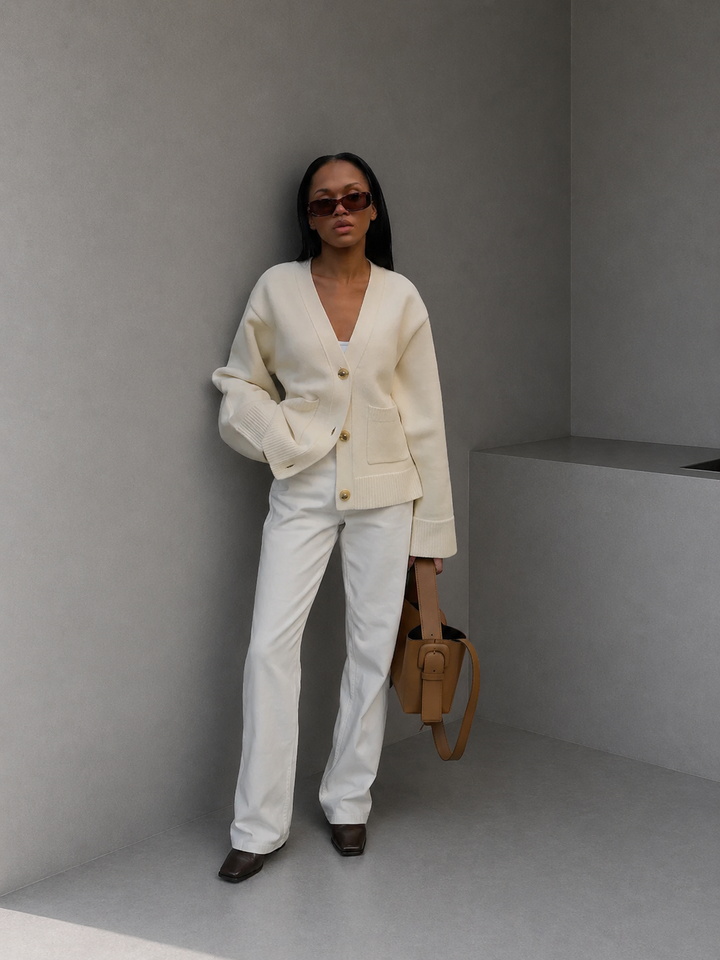 JULIETTE™ - V-Neck Knit Cardigan