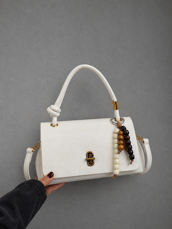 CAMILLE™ – Glossy Oil-Wax Satchel Bag