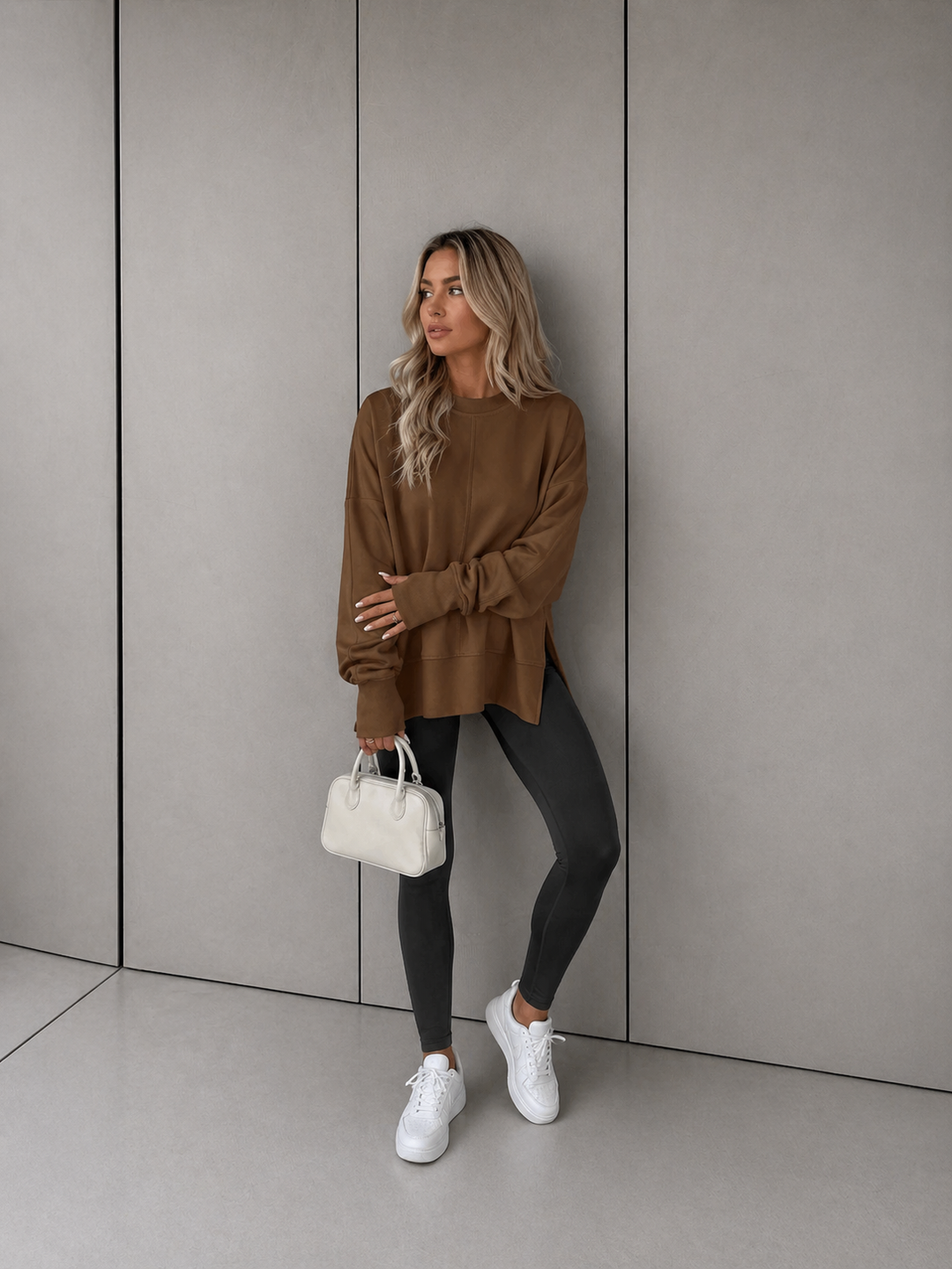GWEN™ - Comfy Oversized Long Sleeve Sweatshirt