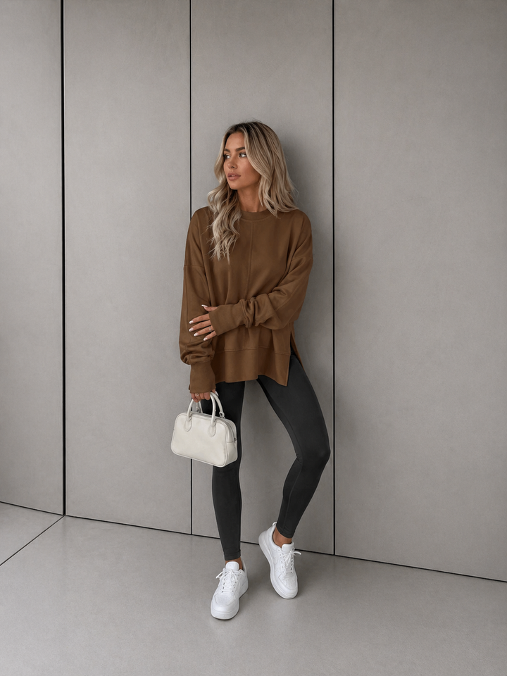 GWEN™ - Comfy Oversized Long Sleeve Sweatshirt