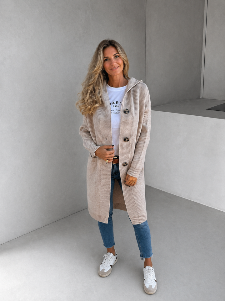 VERONICA™ - Chic Long Knit Cardigan