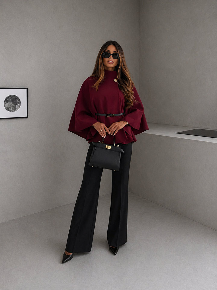 GAMORA™ - Stylish High Neck Cape Jacket