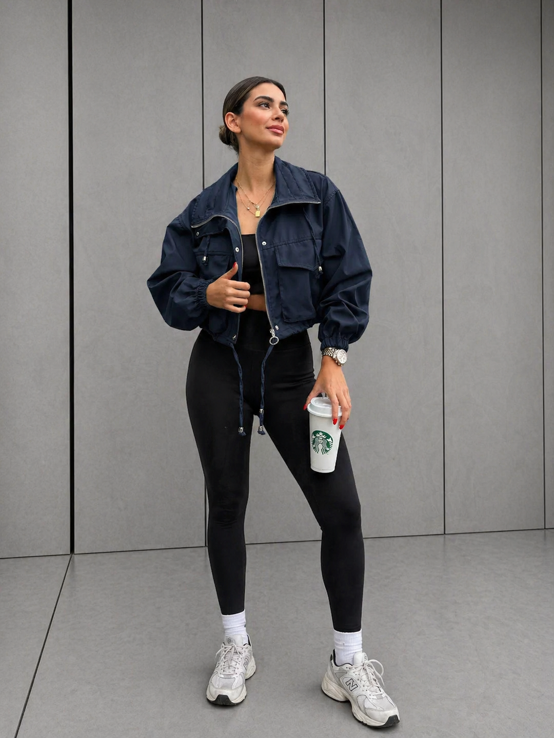 AGAPITA™ – Lightweight Zip-Up Cropped Jacket