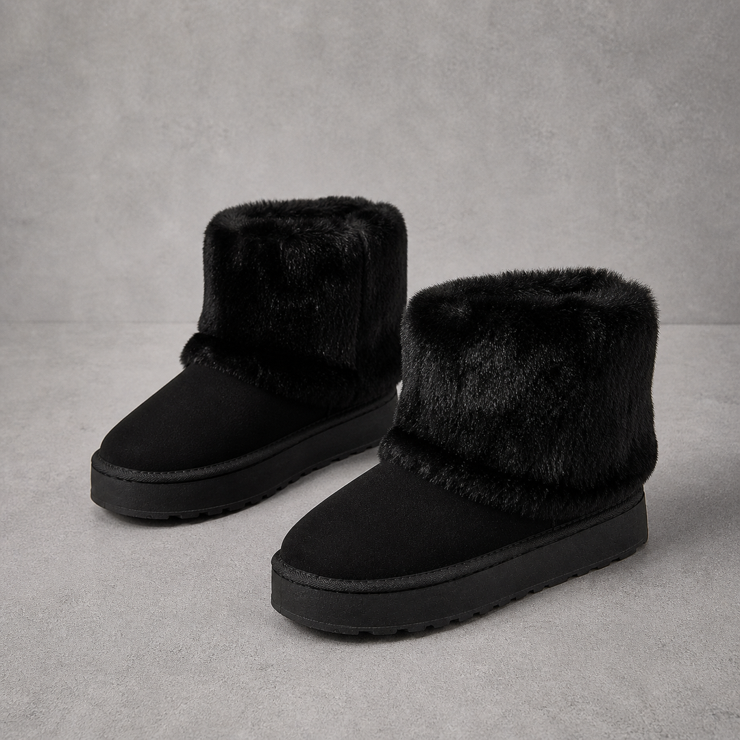 VANESSA™ - Women’s Snow Boots Fluffy Faux Lined Short Winter Platform Shoes