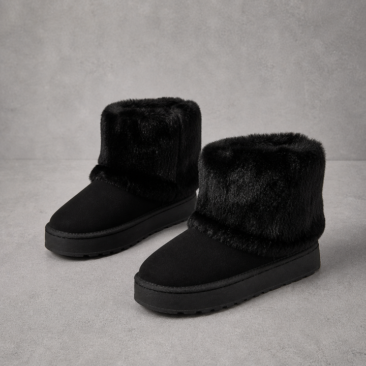 VANESSA™ - Women’s Snow Boots Fluffy Faux Lined Short Winter Platform Shoes