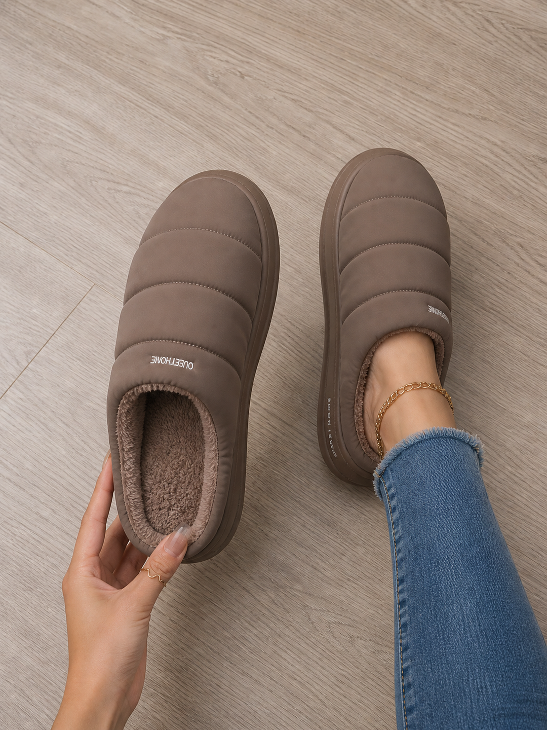 PIPER™ - Comfortable Warm Fleece Lined Non-Slip Indoor Slippers