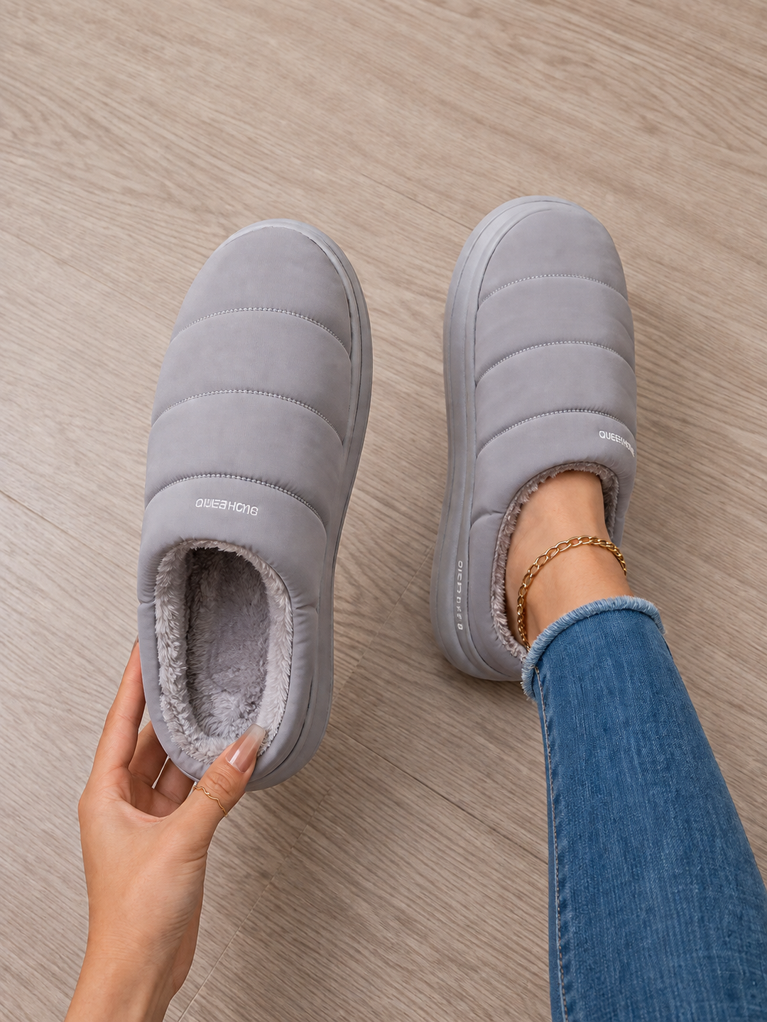 PIPER™ - Comfortable Warm Fleece Lined Non-Slip Indoor Slippers