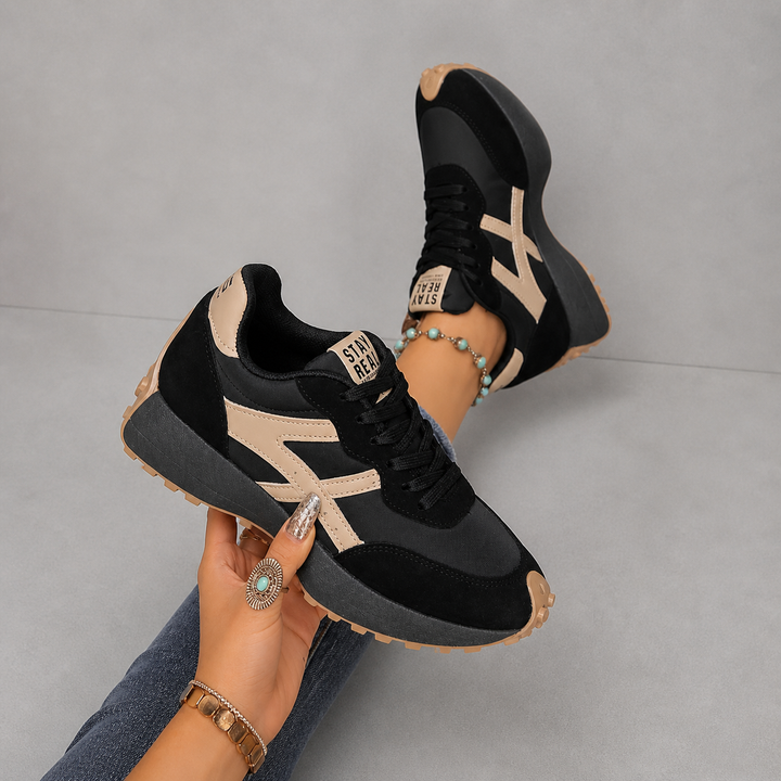ADRIANA™ - Casual Thick-Sole Leather Sneakers for Everyday Comfort