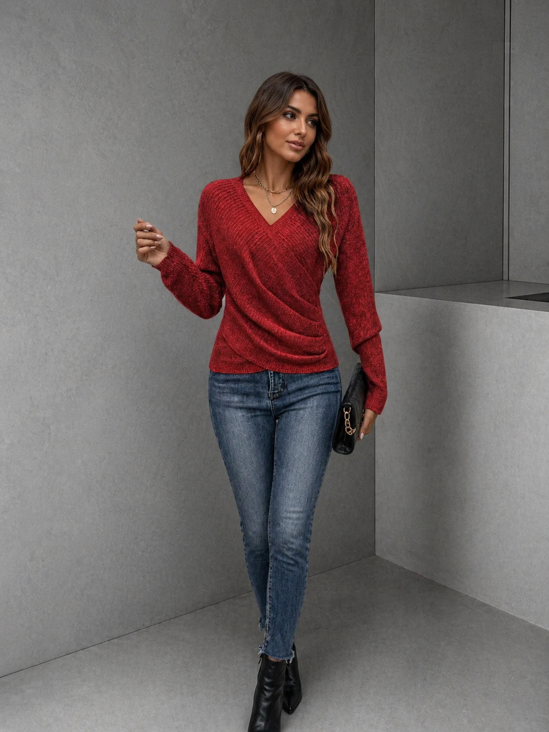 MILLICENT™ – Cozy Elegant Long Sleeve Pullover