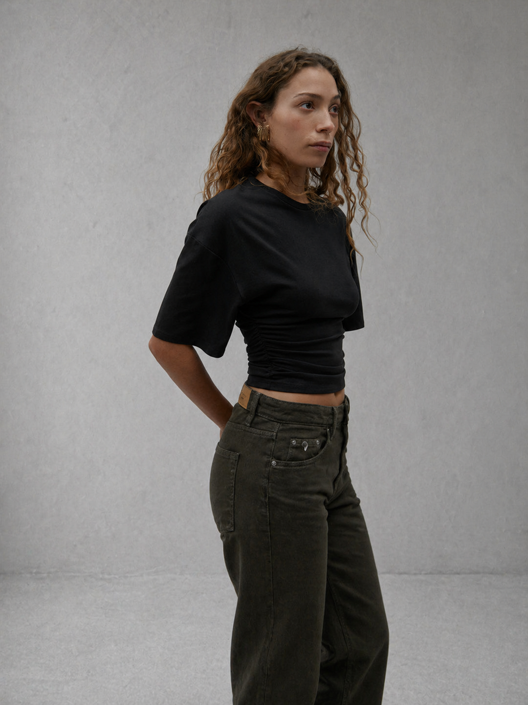 PAMKA™ - Comfy Short Sleeve Waist Fitted Top