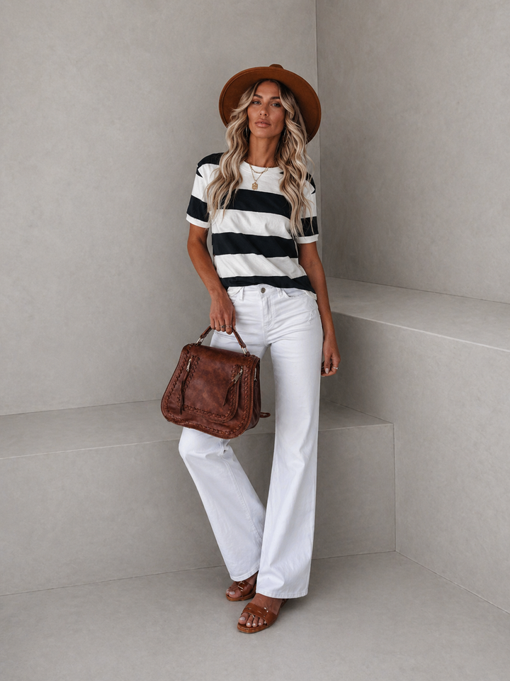 KAELY™ – Easygoing Classic Stripe Tee