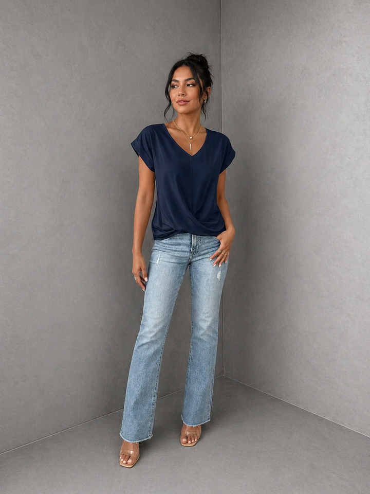 BELLE™ | The Stylish V-Neck Top