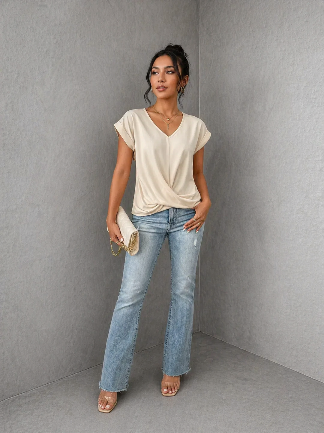 BELLE™ | The Stylish V-Neck Top
