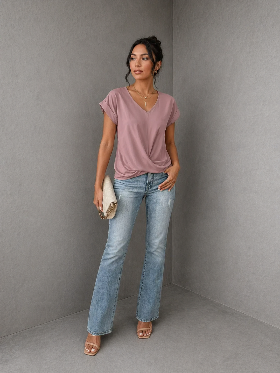 BELLE™ | The Stylish V-Neck Top