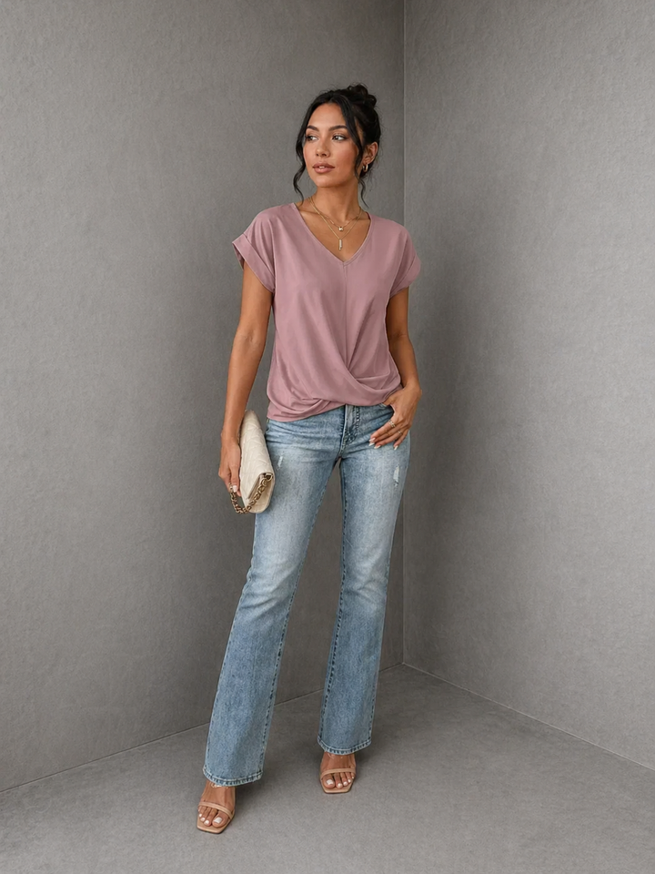 BELLE™ | The Stylish V-Neck Top