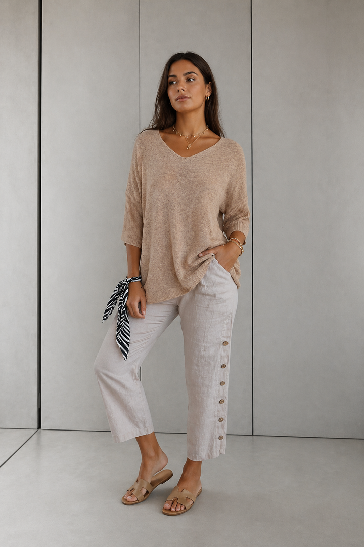 LAUREN™ - Casual V-Neck Top