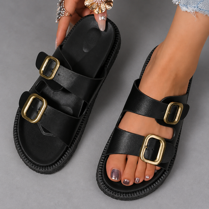 LALAINE™ – Chic Two-Strap Summer Platform Sandals