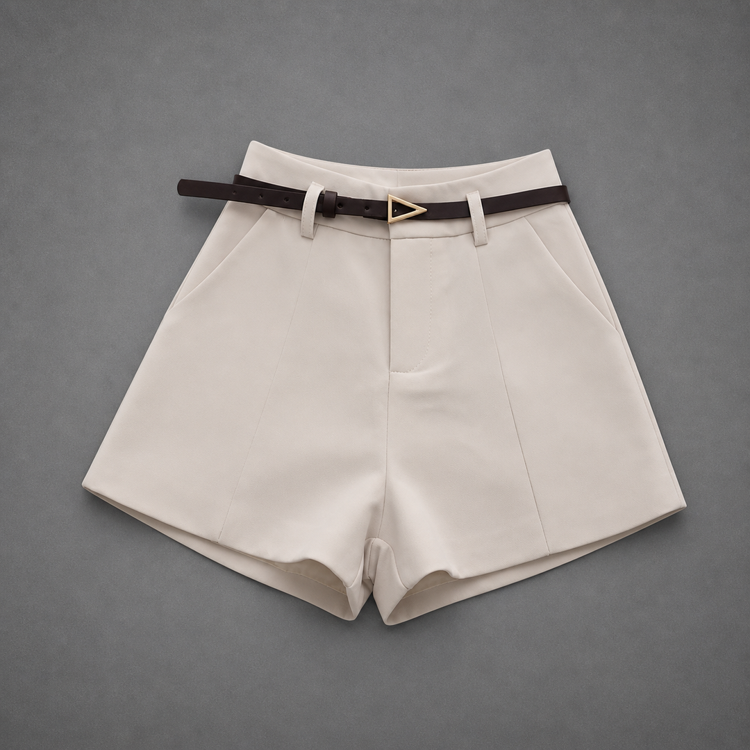 RACHELLE™ – Sleek High-Waist Shorts