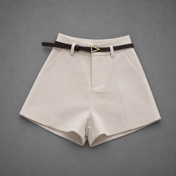 RACHELLE™ – Sleek High-Waist Shorts