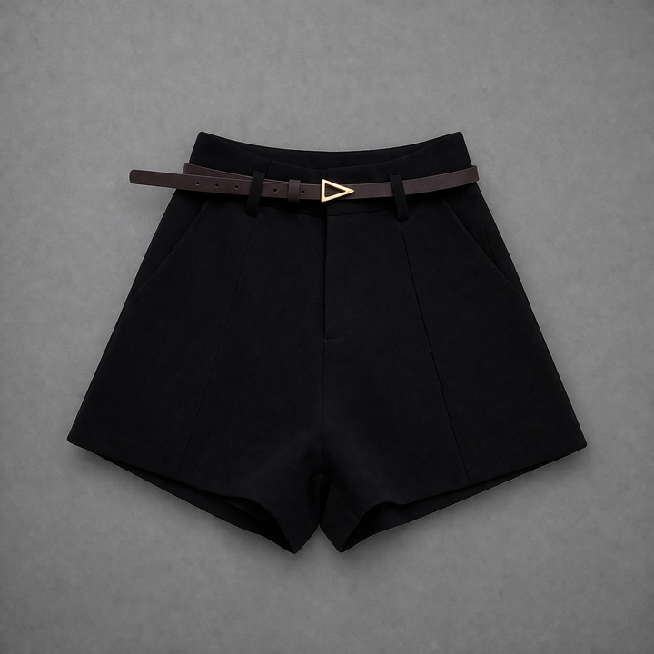 RACHELLE™ – Sleek High-Waist Shorts