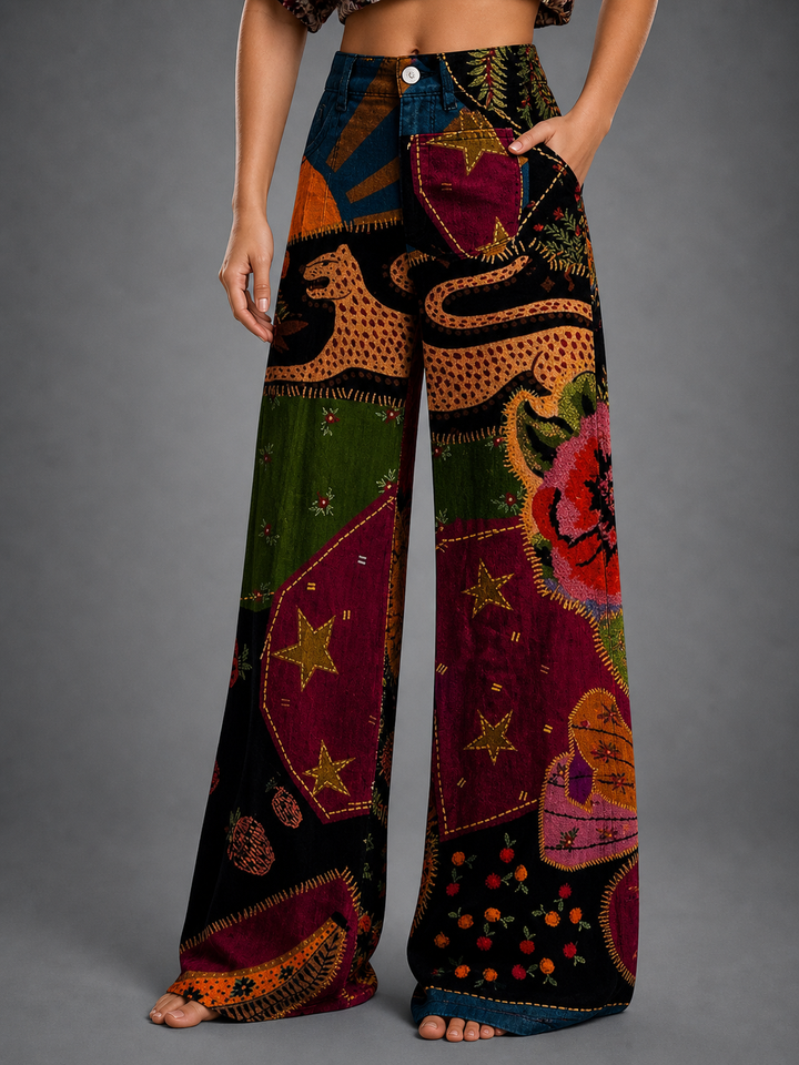 GABRIELLE™ - Artistic Wide-Leg Pants