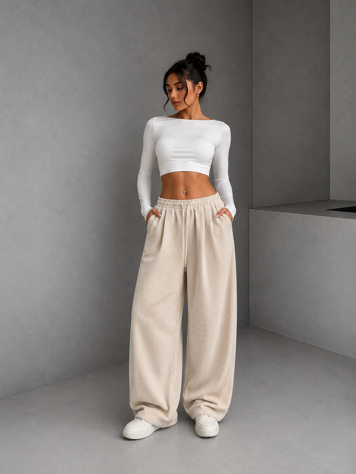 TABITHA™ – Cozy Loose-Fitting Drawstring Trousers