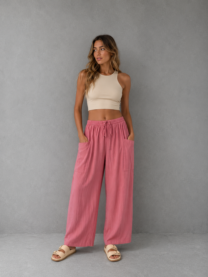 LYNNA™ – Wide-Leg Comfort Pants